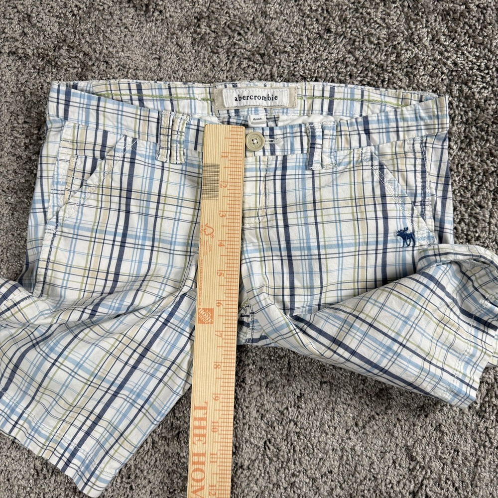 Y2K Abercrombie Girls Bermuda Shorts 12 Y2K Cotton Preppy Old Money 2000s - Picture 12 of 14